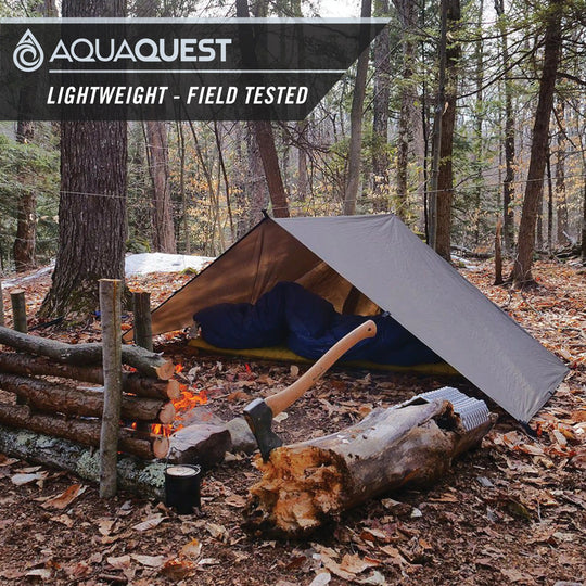 Safari Lightweight Tarp Camping Tarp   AquaQuest Waterproof